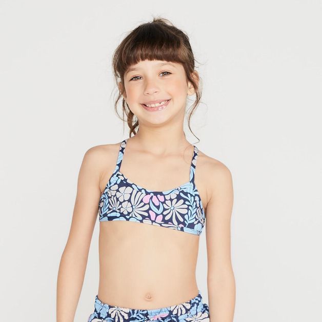 *cal reta inf mar lavanda pv23, 10years Azul-floral 3-4 ANOS