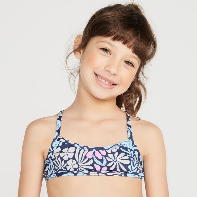 *cal reta inf mar lavanda pv23, 10years Azul-floral 3-4 ANOS
