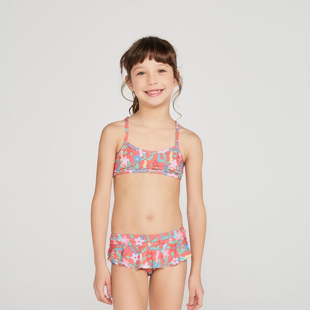 *cal reta inf mar lavanda pv23, 10years Rosa-estampado 7-8 ANOS