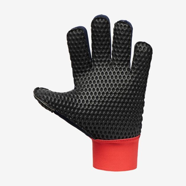 Goalkeeper gloves f100 kid red, 6 4