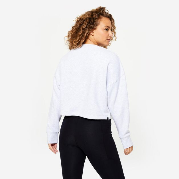 Cropped sweat 520 whit, uk20-22 / eu 2xl Cinza G