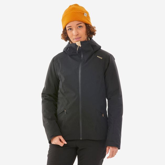 Ski jkt 500 w red, uk8 / eu s Preto-fumê PP