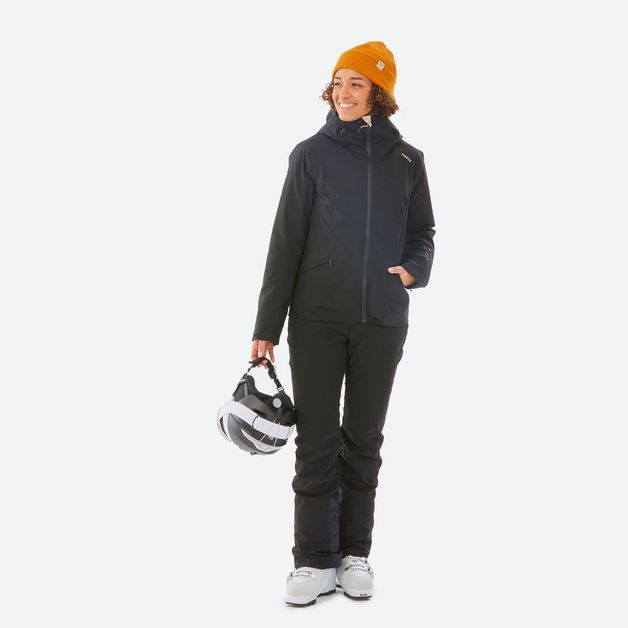 Ski jkt 500 w red, uk8 / eu s Preto-fumê G