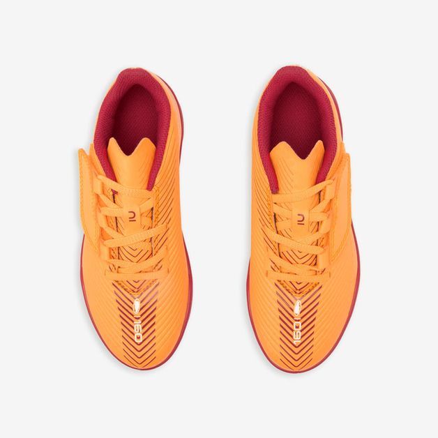 Chuteira Infantil de Futebol Easy Turf Kipsta, laranja, 32 BR