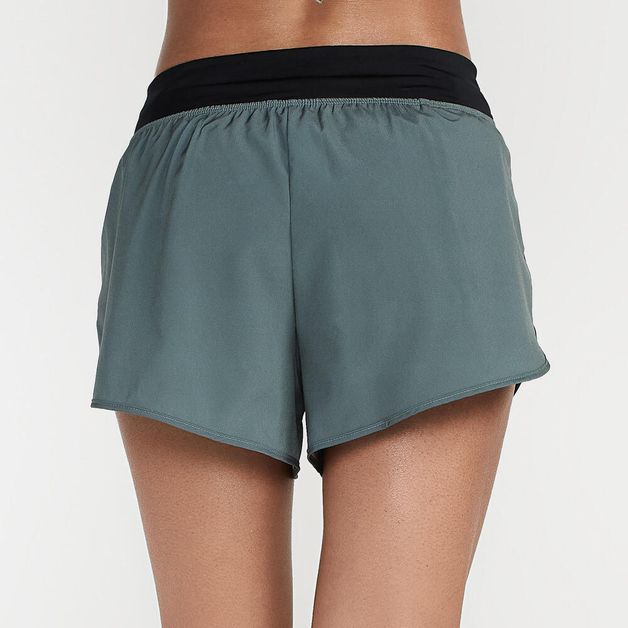 Short Feminino de Surf E Bodyboard Olaian, verde-militar, M