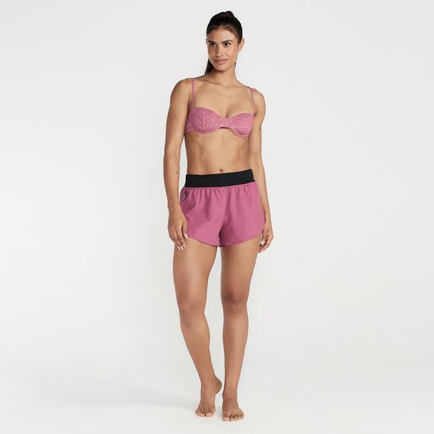 Short Feminino de Surf E Bodyboard Olaian, rosa, M