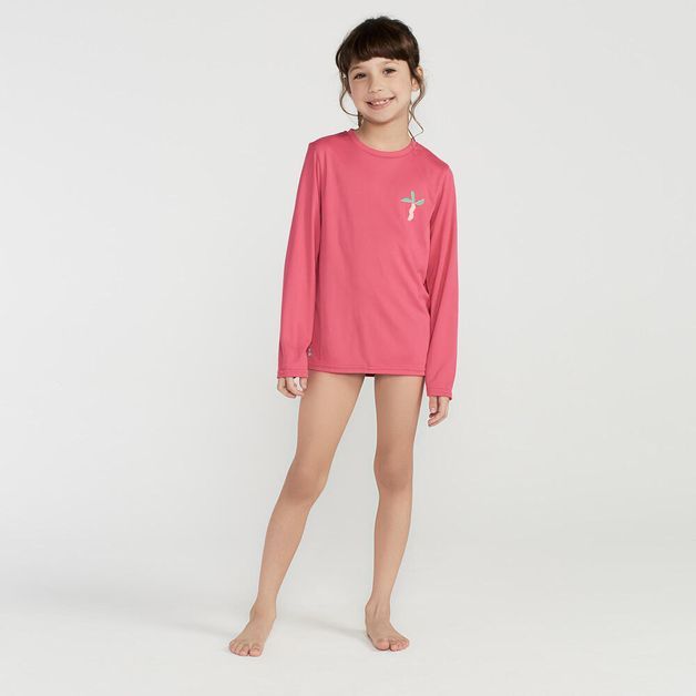 Camiseta Infantil Surf e Bodyboard Proteção UV50+ Olaian, grafite, 3-4 ANOS