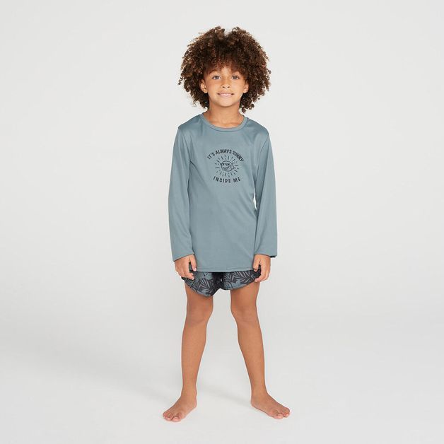 Camiseta Infantil Surf e Bodyboard Proteção UV50+ Olaian, unica, 9-10 ANOS