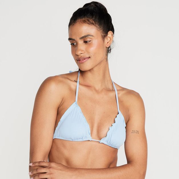 Biquíni de Surf Sutiã Ripple Olaian, azul-escuro, M