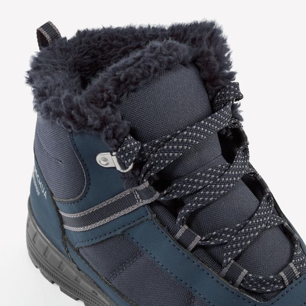 Shoes warm sh100 mid lace jr, uk 5 eu38 Azul-escuro 38