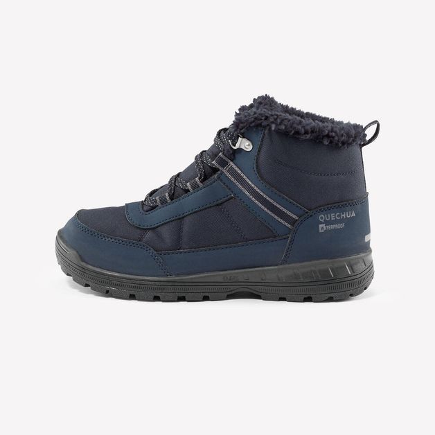 Shoes warm sh100 mid lace jr, uk 5 eu38 Azul-escuro 36