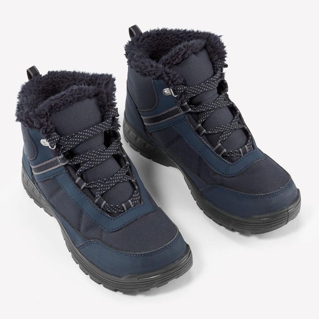 Shoes warm sh100 mid lace jr, uk 5 eu38 Azul-escuro 36