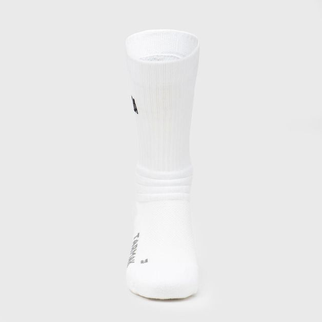 Meias de Basquetebol de Adulto NBA Basketball SO900 Preto (Lote de 2 pares), branco, 39-41