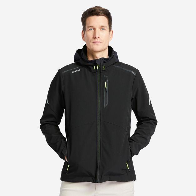 Jaqueta softshell race masculina preto, gg Preto 4G