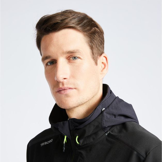 Jaqueta softshell race masculina preto, gg Preto G