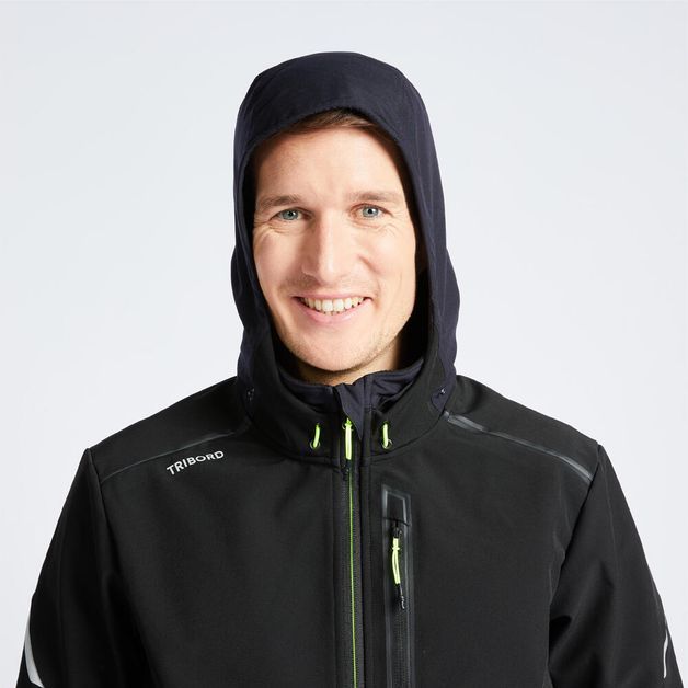 Jaqueta softshell race masculina preto, gg Preto G