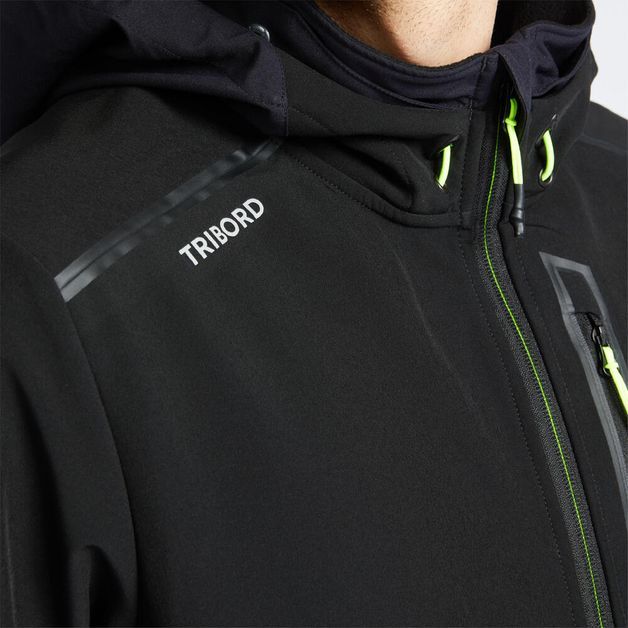 Jaqueta softshell race masculina preto, gg Preto G