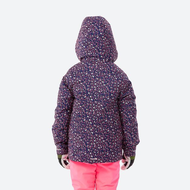 Ski-p jkt 500 girl leopard pin, 14 years 13-14 ANOS