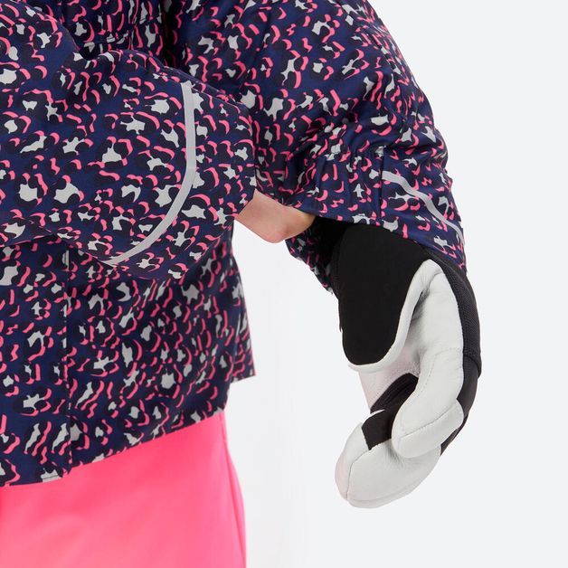 Ski-p jkt 500 girl leopard pin, 14 years 13-14 ANOS