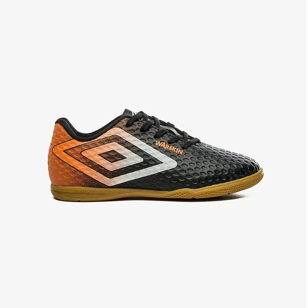 Chuteira Futsal infantil Warskin Jr, preto, 30 BR