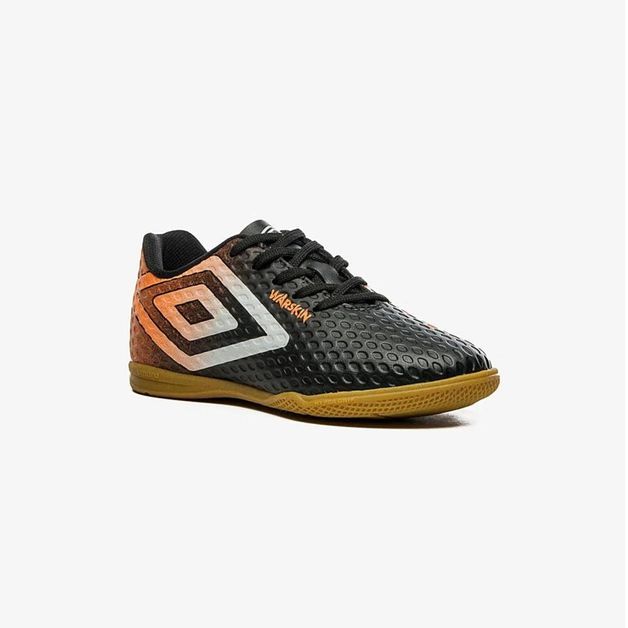 Chuteira Futsal infantil Warskin Jr, preto, 30 BR