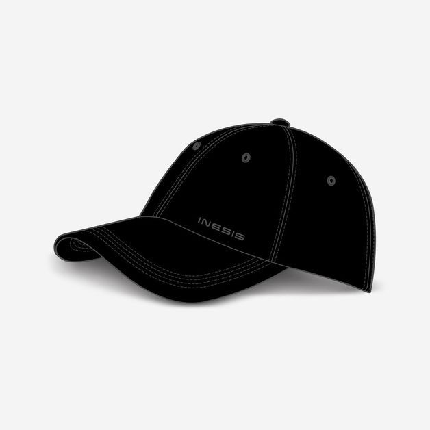 Boné adulto de golf, preto, ÚNICO