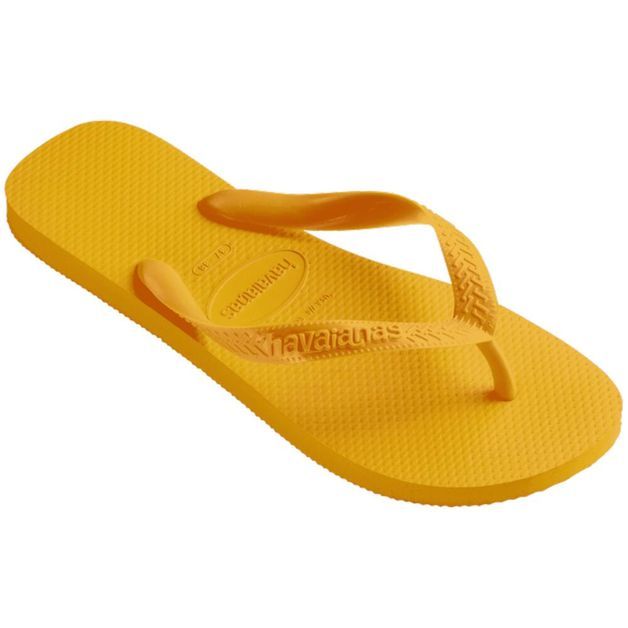 Chinelo feminino Havaianas top, amarela, 33/34 BR