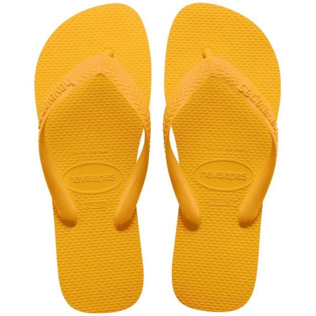 Chinelo feminino Havaianas top, amarela, 33/34 BR