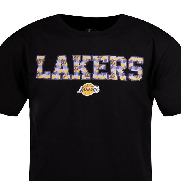 *t-shirt preta cubic la lakers masc, xl GG