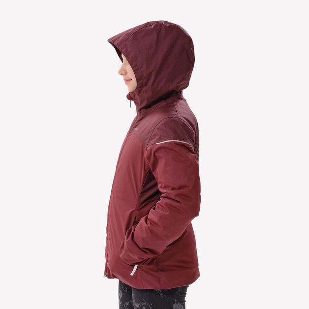 Jacket sh100 x-warm gir, 160-166cm14-15y Marrom-chocolate 12-13 ANOS