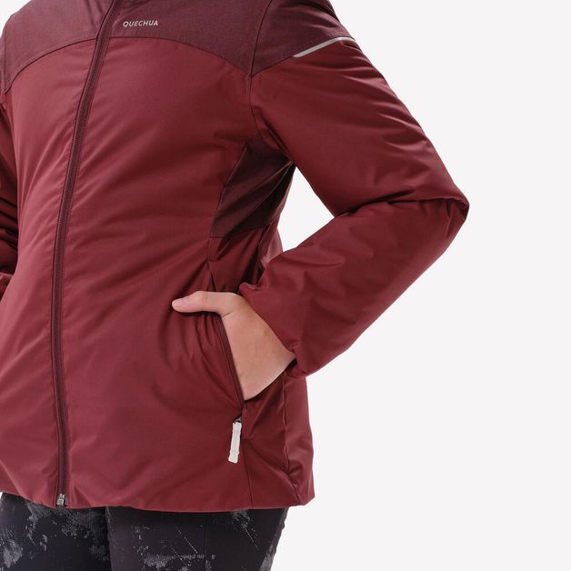 Jacket sh100 x-warm gir, 160-166cm14-15y Marrom-chocolate 12-13 ANOS