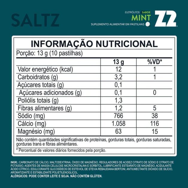 *saltz pastilha z2 mint, no size Menta UNICO