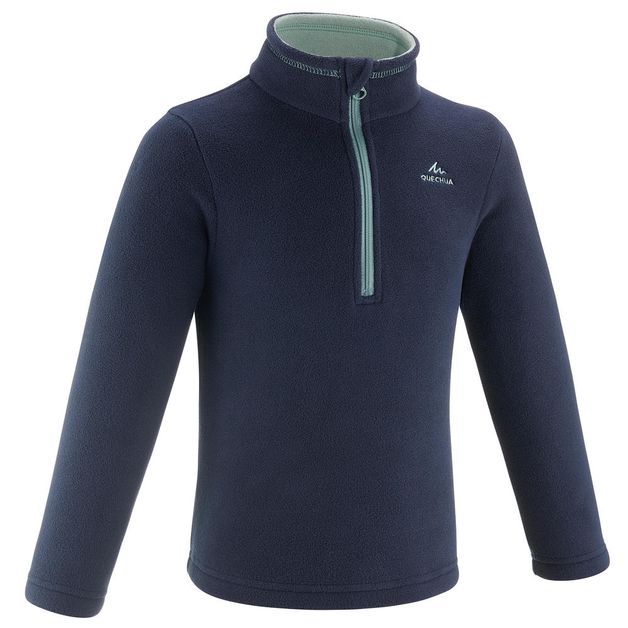 Fleece boy kid mh100 khak, 96-102cm 3-4y Azul-acinzentado 4-5 ANOS