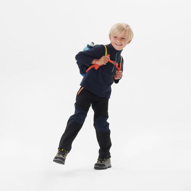 Fleece boy kid mh100 khak, 96-102cm 3-4y Azul-acinzentado 4-5 ANOS