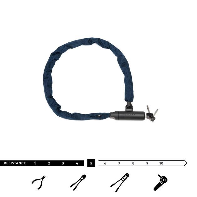 Bike chain lock 520 2021, no size Preta UNICO