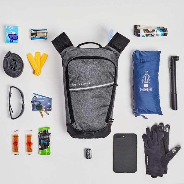 Mtb hydra bag explore 4l/1l gre, no size Cinza UNICO