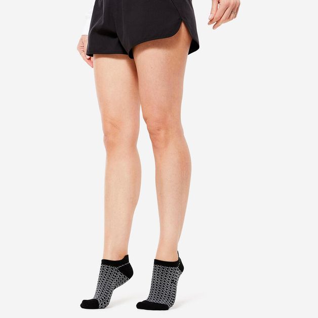 Invisible prt socks x3, uk5.5-8 eu39-42 Preta-cinza 33/36 BR
