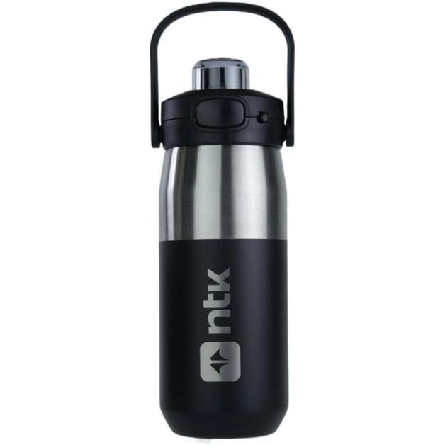 *garrafa termica isomax 550ml preta, 1l Preta UNICO