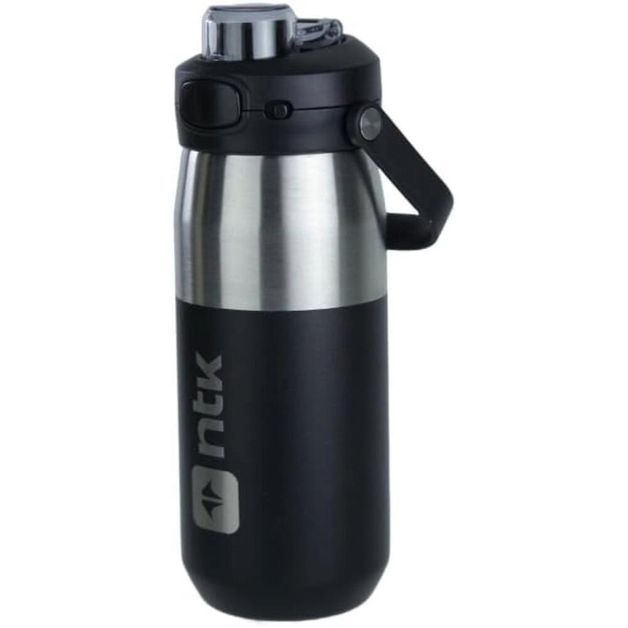 *garrafa termica isomax 550ml preta, 1l Preta UNICO