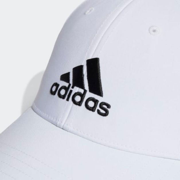 *adidas bballcap lt emb white, no size