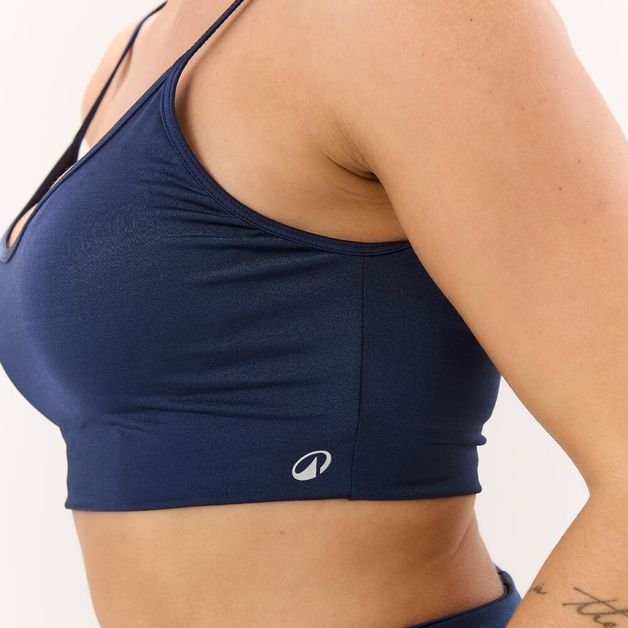 Top slim metalizado milt 120 pv24, xl Marrom P