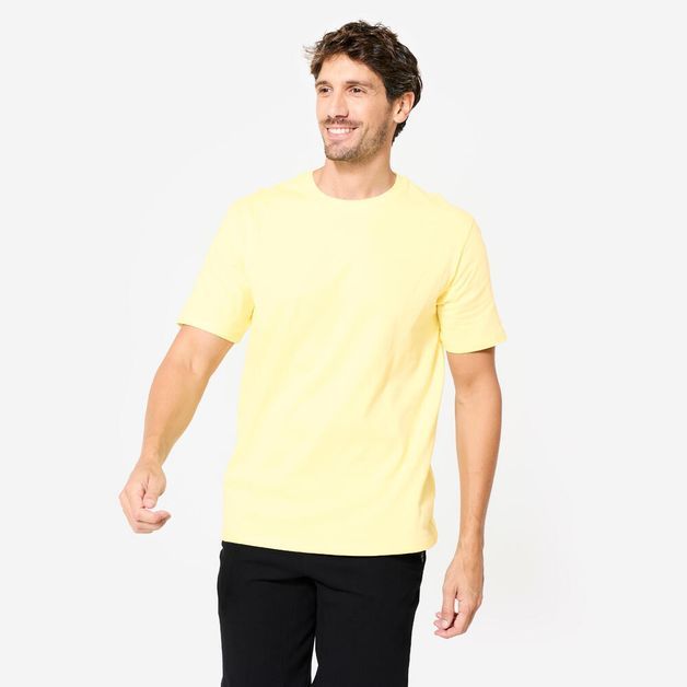 T-shirt regular 500 ess, 4xl (chest 56") Amarela 3G