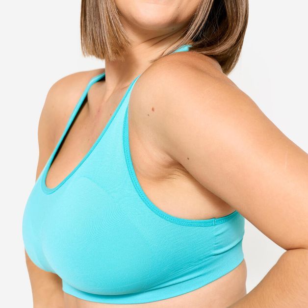 Sportsbra first mid sup, uk16-18 / eu xl Turquesa G