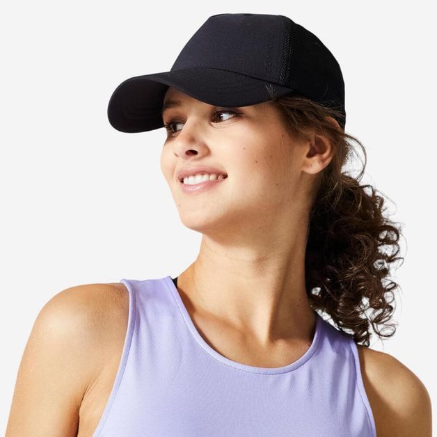 Fitness cap beige, unique Preta UNICO