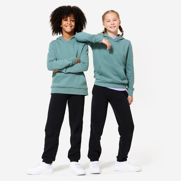 Pant 500 black, 7-8years/4'-4'2" Preta 5-6 ANOS