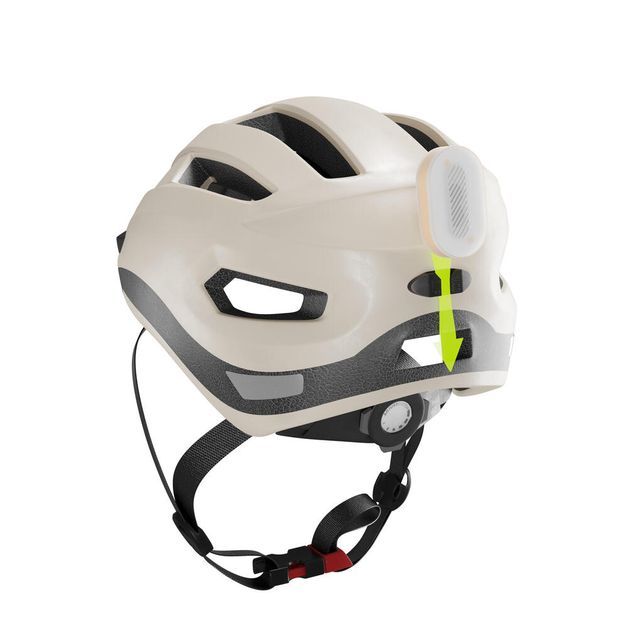 Urban bike helmet 500 beige, l/56-61cm Bege G