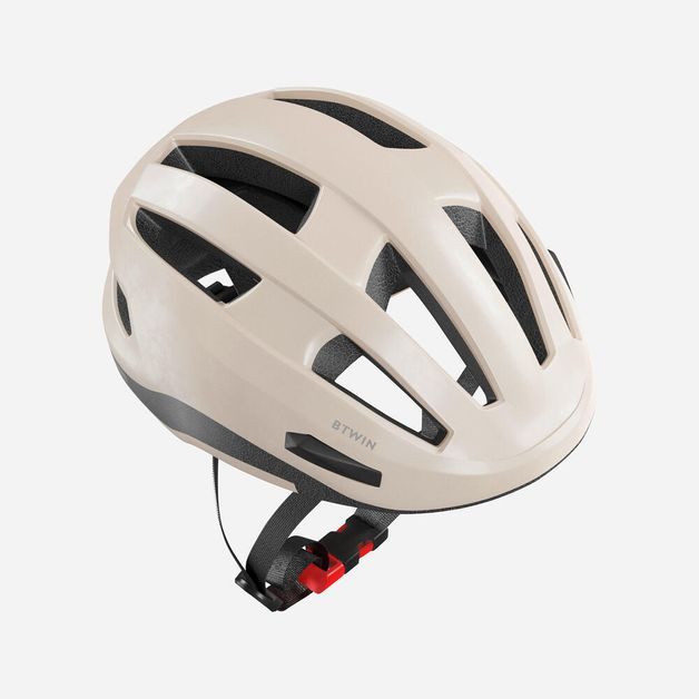 Urban bike helmet 500 beige, l/56-61cm Bege G