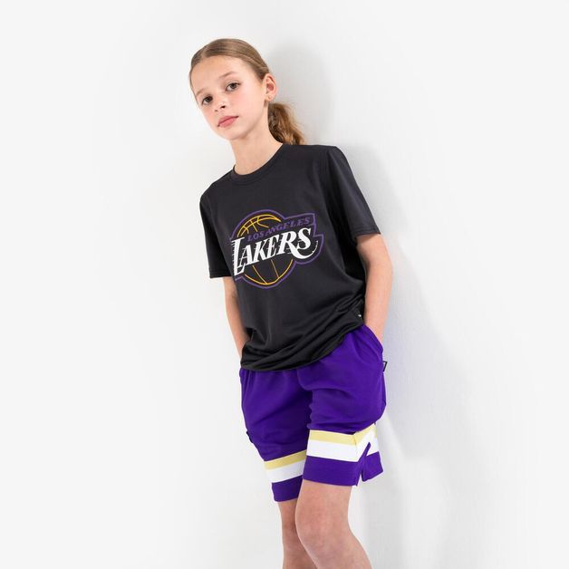 T-shirt 900 nba jr, 14-15years/5'2"-5'7" Preta 7-8 ANOS