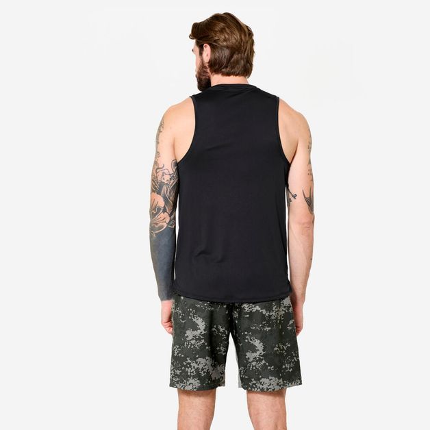 Tank cardio training 100 m khaki, xl Preta 3G