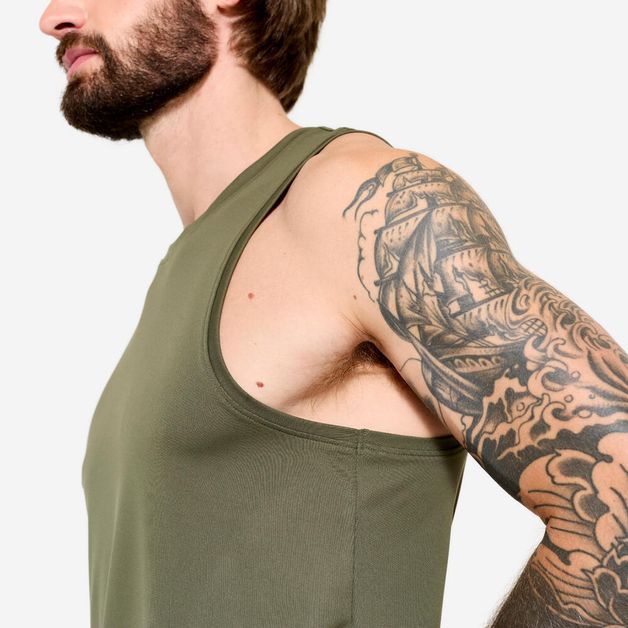 Tank cardio training 100 m khaki, xl Caqui 3G